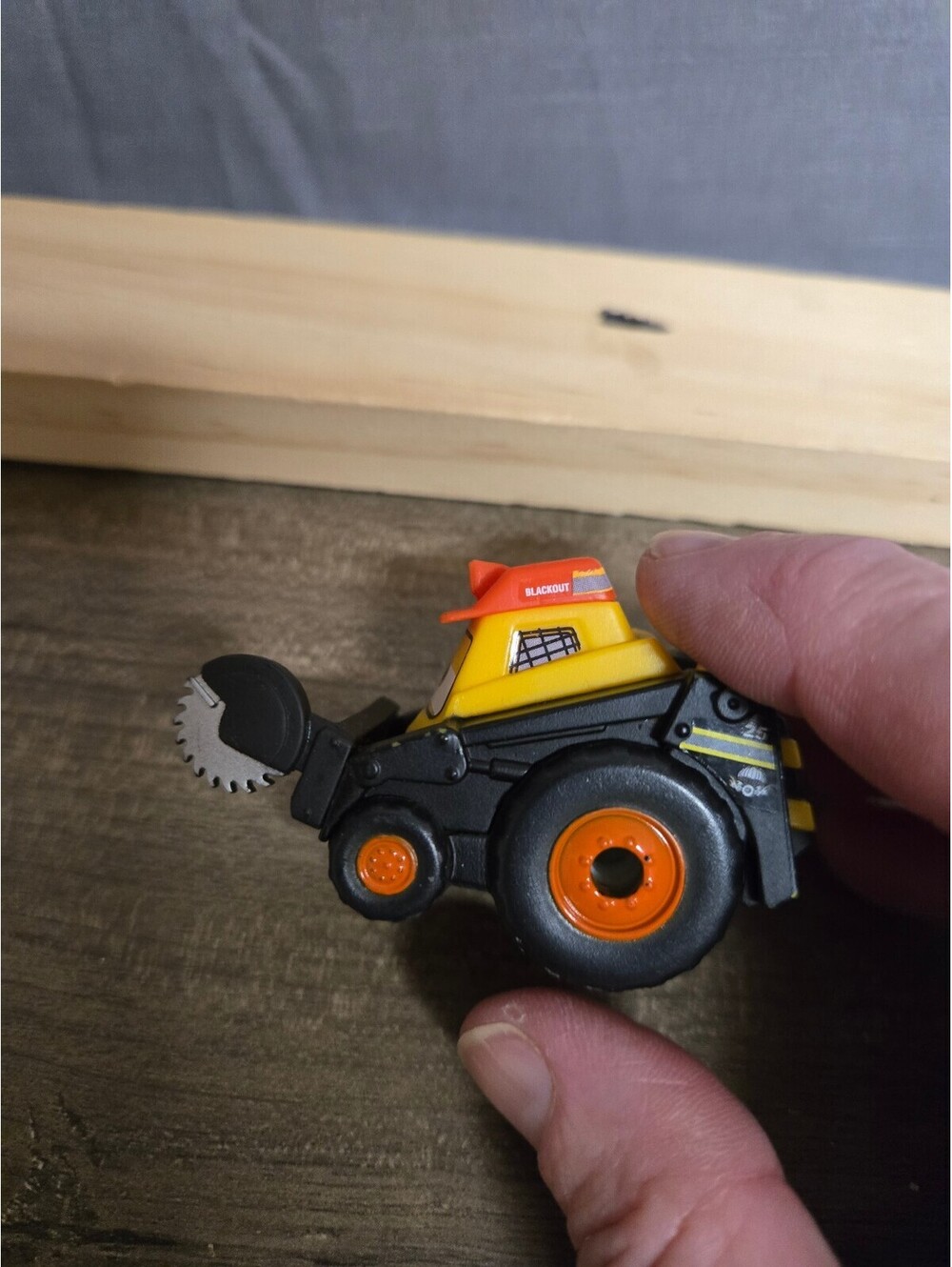Cars toy construction vehicle number 25 Disney Pixar